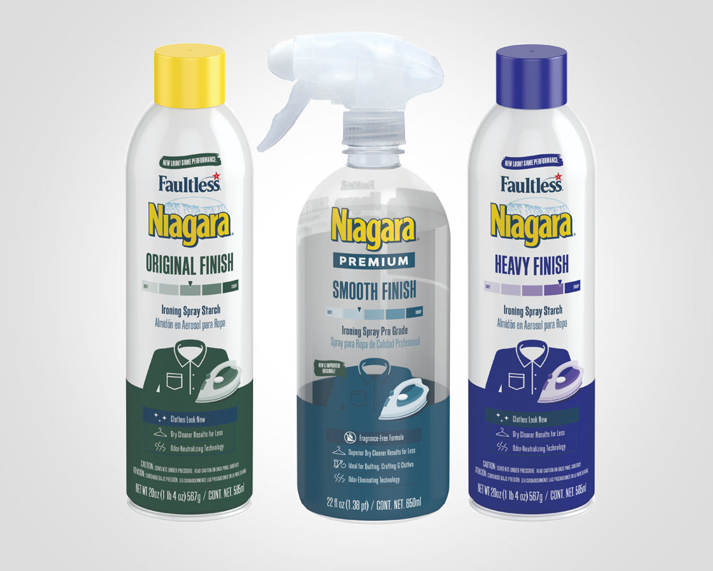 Wrinkle Free with Style Niagara® Spray Starch Plus Original - TfDiaries