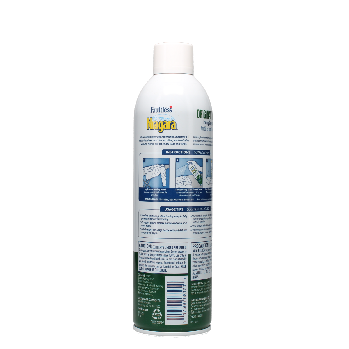 Buy Faultless Original Fresh Scent Regular Starch Spray 585 ml Online at  Best Prices in India - JioMart.