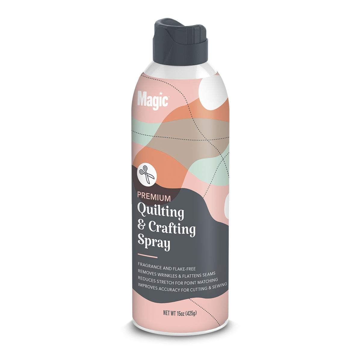 Magic Spray for Quilting & Crafting - Eliminates Odors & Wrinkles - Magic  Sizing Ironing Spray & Fabric Spray - Magic Fabric Spray for Cutting,  Creasing, & Sewing - 25 Fabric Sewing Clips 