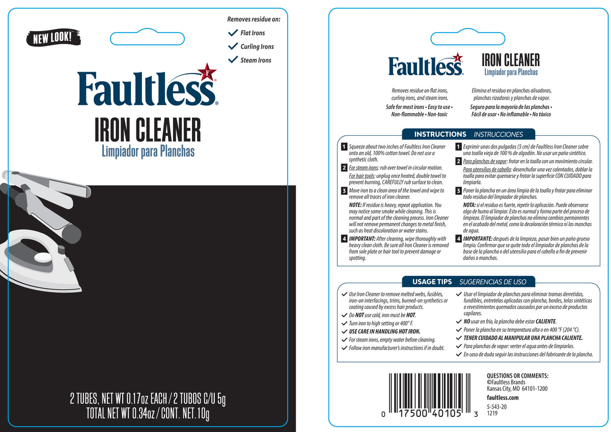 Faultless Iron Cleaner - 1 oz