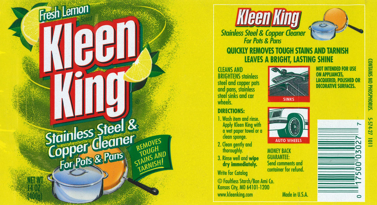 Kleen King Copper and Stainless Steel Cleaner – Faultless Brands