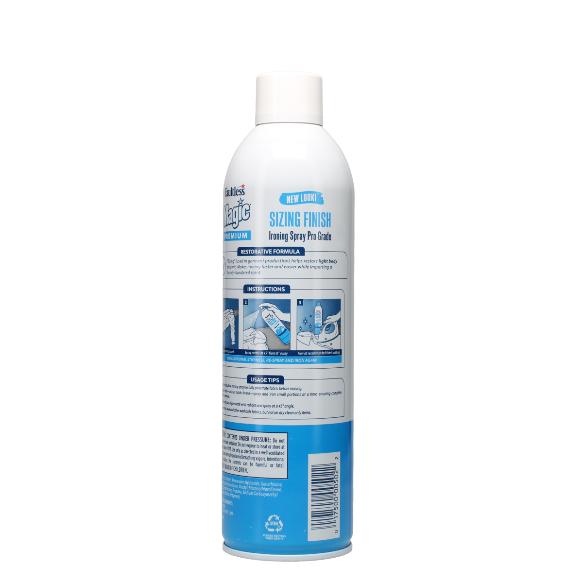 Magic Sizing Light Body Ironing Spray – Faultless Brands