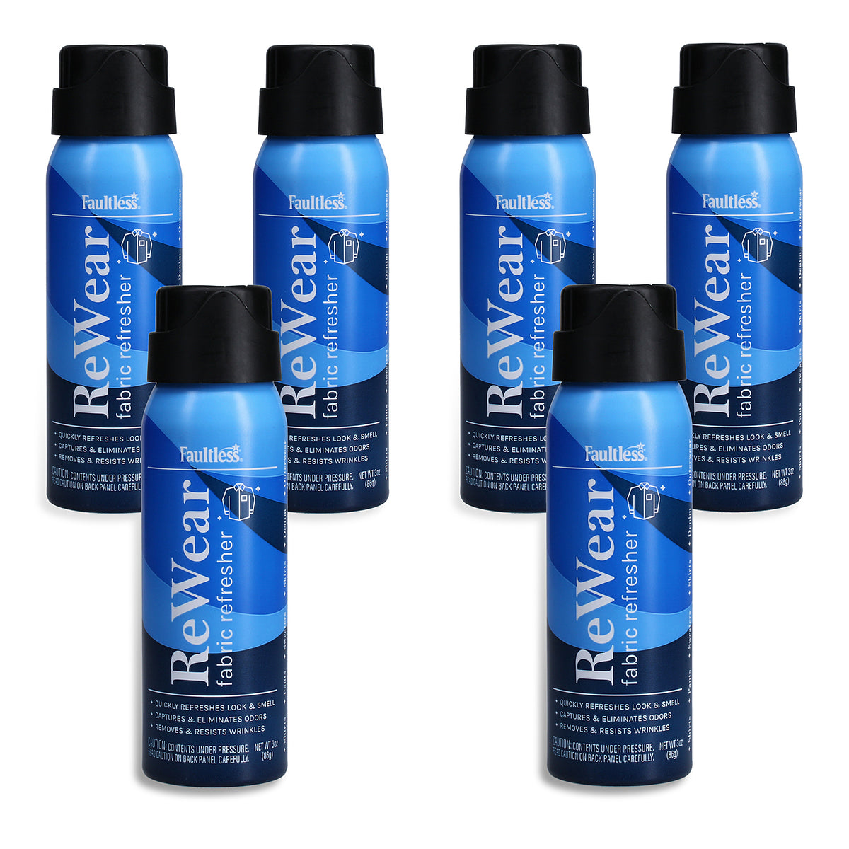ReWear Fabric Refresher On-The-Go 3 oz. Multipack (6-Pack) – Faultless ...