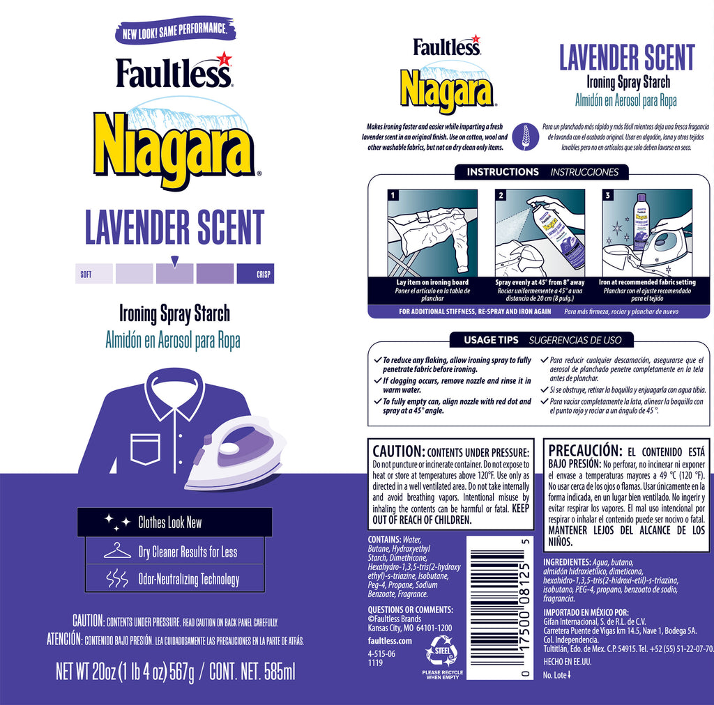 Niagara Spray Starch Original Lavender Reviews 2024